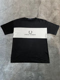 Fred Perry Polohemd in schwarz, weiß - Gr. M