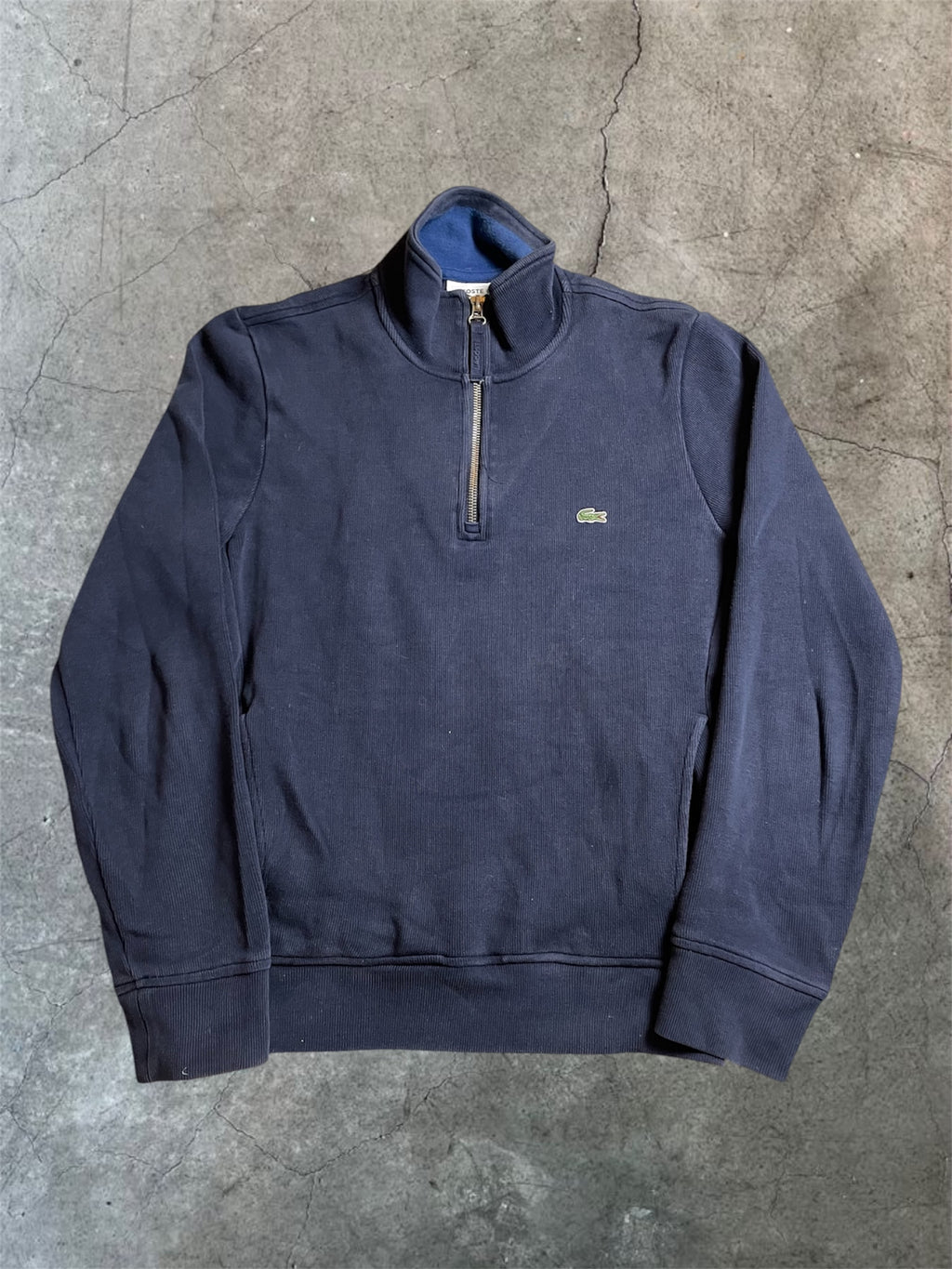Lacoste Halfzip Sweatshirt in Marineblau - Gr. S