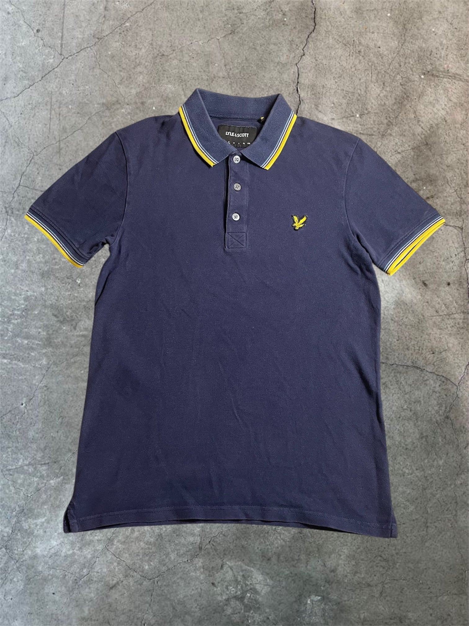 Lyle & Scott Poloshirt in Marineblau - Gr. S
