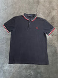 Fred Perry Poloshirt in Marineblau - Gr. M