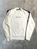 Fred Perry Taped Sweater in weiß, creme - Gr. S