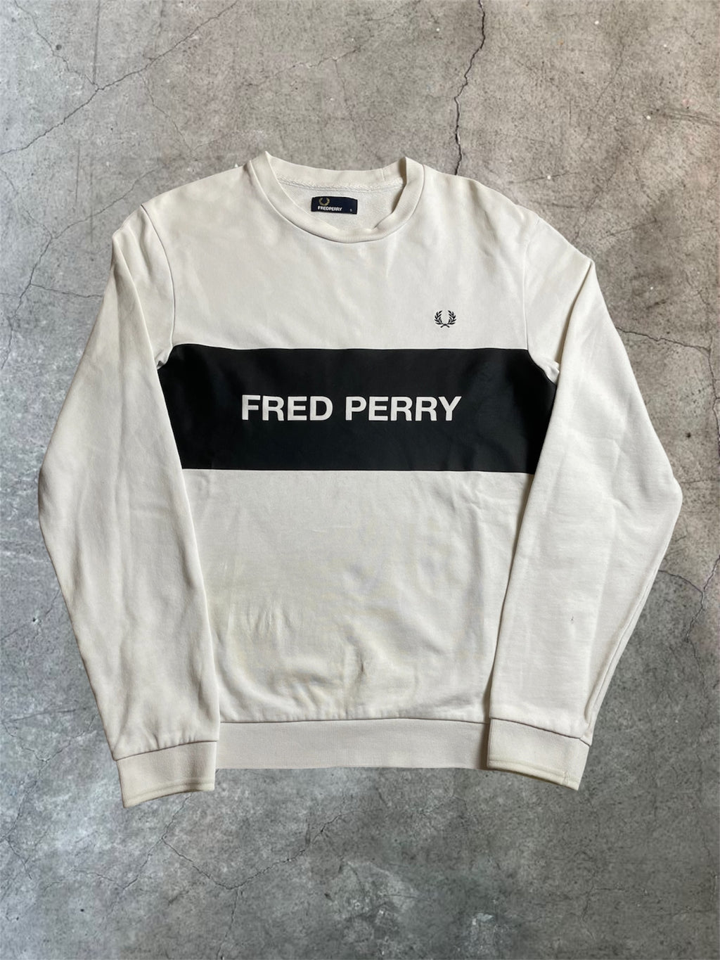 Fred Perry Halfzip Sweater in Schwarz - Gr. XS
